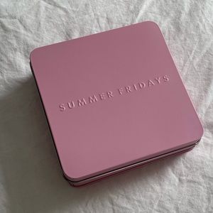 Summer Fridays Pink metal collectors tin